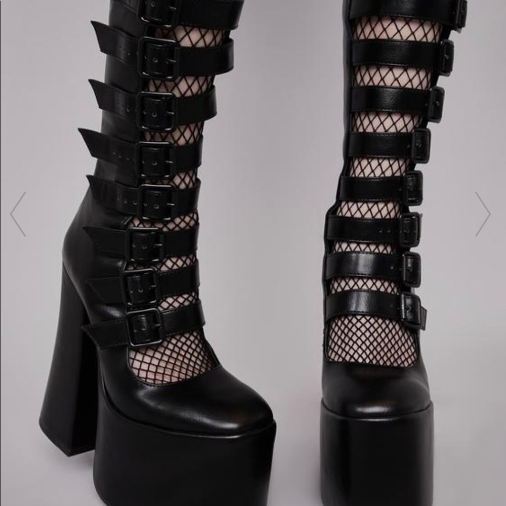 Widow Gone Haywire Platform Boots